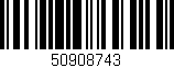 Código de barras (EAN, GTIN, SKU, ISBN): '50908743'