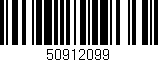 Código de barras (EAN, GTIN, SKU, ISBN): '50912099'