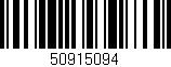 Código de barras (EAN, GTIN, SKU, ISBN): '50915094'