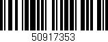 Código de barras (EAN, GTIN, SKU, ISBN): '50917353'