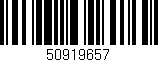 Código de barras (EAN, GTIN, SKU, ISBN): '50919657'