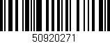 Código de barras (EAN, GTIN, SKU, ISBN): '50920271'