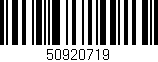 Código de barras (EAN, GTIN, SKU, ISBN): '50920719'