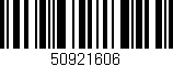 Código de barras (EAN, GTIN, SKU, ISBN): '50921606'
