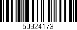 Código de barras (EAN, GTIN, SKU, ISBN): '50924173'