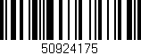 Código de barras (EAN, GTIN, SKU, ISBN): '50924175'
