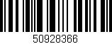 Código de barras (EAN, GTIN, SKU, ISBN): '50928366'