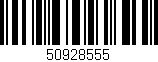 Código de barras (EAN, GTIN, SKU, ISBN): '50928555'