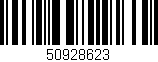 Código de barras (EAN, GTIN, SKU, ISBN): '50928623'