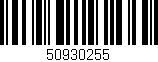 Código de barras (EAN, GTIN, SKU, ISBN): '50930255'