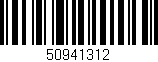 Código de barras (EAN, GTIN, SKU, ISBN): '50941312'