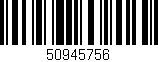 Código de barras (EAN, GTIN, SKU, ISBN): '50945756'