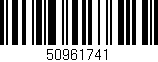 Código de barras (EAN, GTIN, SKU, ISBN): '50961741'