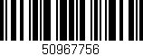Código de barras (EAN, GTIN, SKU, ISBN): '50967756'