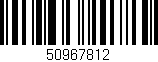 Código de barras (EAN, GTIN, SKU, ISBN): '50967812'