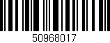 Código de barras (EAN, GTIN, SKU, ISBN): '50968017'