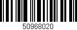 Código de barras (EAN, GTIN, SKU, ISBN): '50968020'