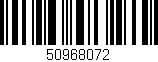 Código de barras (EAN, GTIN, SKU, ISBN): '50968072'