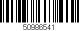 Código de barras (EAN, GTIN, SKU, ISBN): '50986541'