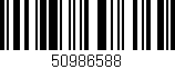 Código de barras (EAN, GTIN, SKU, ISBN): '50986588'