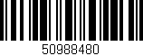 Código de barras (EAN, GTIN, SKU, ISBN): '50988480'