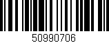 Código de barras (EAN, GTIN, SKU, ISBN): '50990706'