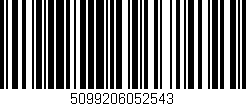 Código de barras (EAN, GTIN, SKU, ISBN): '5099206052543'