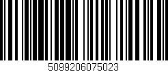 Código de barras (EAN, GTIN, SKU, ISBN): '5099206075023'