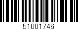 Código de barras (EAN, GTIN, SKU, ISBN): '51001746'