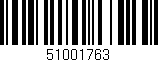 Código de barras (EAN, GTIN, SKU, ISBN): '51001763'