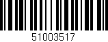 Código de barras (EAN, GTIN, SKU, ISBN): '51003517'