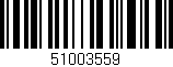 Código de barras (EAN, GTIN, SKU, ISBN): '51003559'