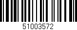 Código de barras (EAN, GTIN, SKU, ISBN): '51003572'