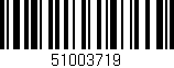 Código de barras (EAN, GTIN, SKU, ISBN): '51003719'