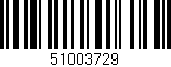 Código de barras (EAN, GTIN, SKU, ISBN): '51003729'