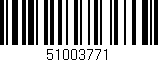 Código de barras (EAN, GTIN, SKU, ISBN): '51003771'
