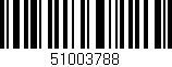 Código de barras (EAN, GTIN, SKU, ISBN): '51003788'