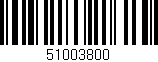 Código de barras (EAN, GTIN, SKU, ISBN): '51003800'