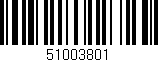 Código de barras (EAN, GTIN, SKU, ISBN): '51003801'