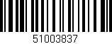 Código de barras (EAN, GTIN, SKU, ISBN): '51003837'