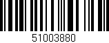 Código de barras (EAN, GTIN, SKU, ISBN): '51003880'