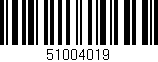 Código de barras (EAN, GTIN, SKU, ISBN): '51004019'