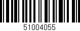 Código de barras (EAN, GTIN, SKU, ISBN): '51004055'