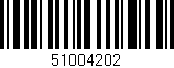 Código de barras (EAN, GTIN, SKU, ISBN): '51004202'