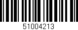 Código de barras (EAN, GTIN, SKU, ISBN): '51004213'