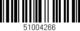 Código de barras (EAN, GTIN, SKU, ISBN): '51004266'