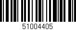 Código de barras (EAN, GTIN, SKU, ISBN): '51004405'