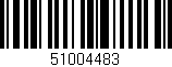 Código de barras (EAN, GTIN, SKU, ISBN): '51004483'