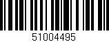 Código de barras (EAN, GTIN, SKU, ISBN): '51004495'