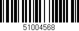 Código de barras (EAN, GTIN, SKU, ISBN): '51004568'
